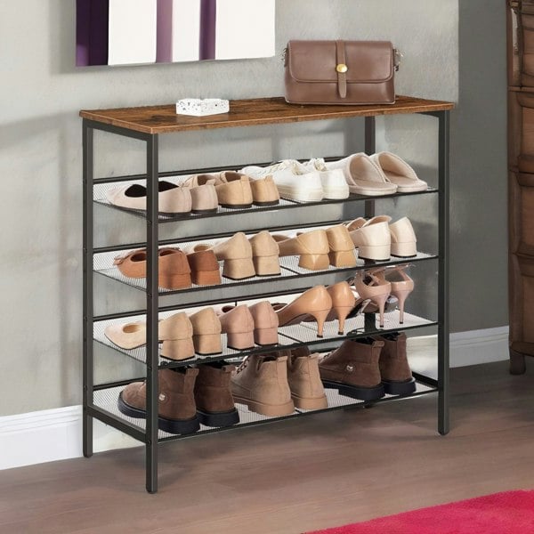 Rafaelo Mobilia 5-Tier Shoe Organizer Shelf