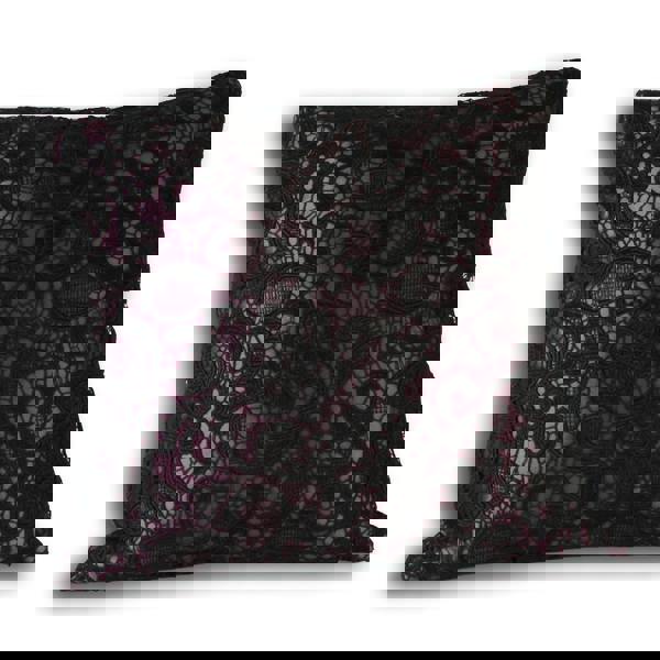 Riva Home Macrame Cushion Cover - Amethyst