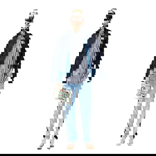 Lacoste Womens/Ladies Bandier Cotton Poplin Stripes Long-Sleeved Shirt - Navy - 