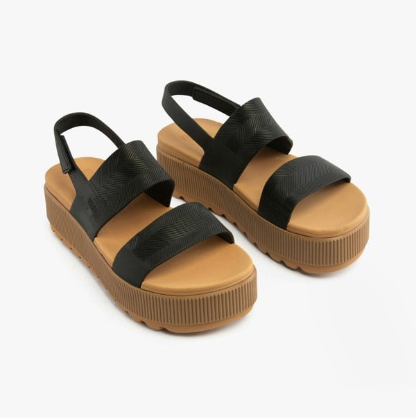 Reef WATER VISTA HIGHER Womens Sandals Black/Tan