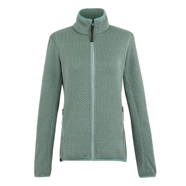 Regatta Womens Elzie Full Zip Fleece Jacket - Green Haze/Spruce Green