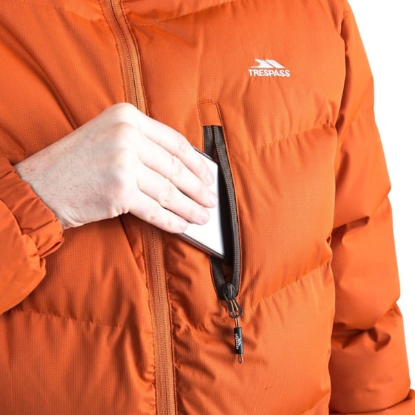 Trespass Men's Blustery Padded Jacket - Burnt Orange