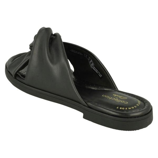 Clarks Ladies Clarks Knot Detailed Mule Sandals Reyna Twist