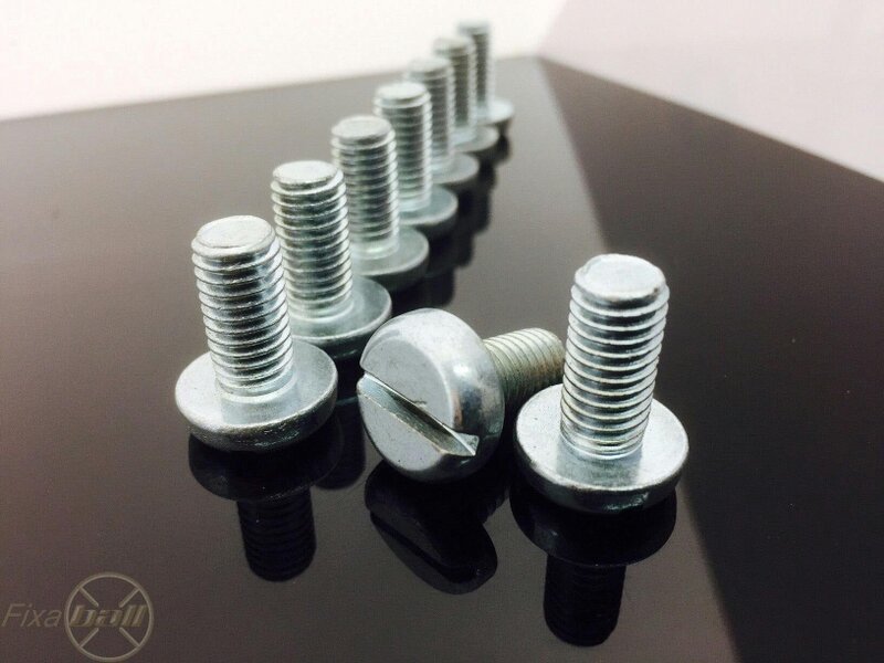 Fixaball M3 Machine Screws Slot Pan BZP Zinc DIN85
