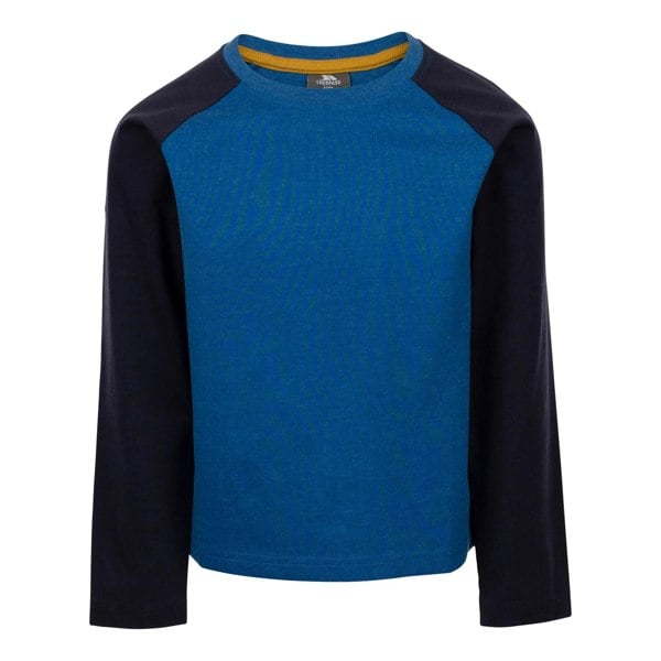 Trespass Boys Colley Long-Sleeved T-Shirt - Blue