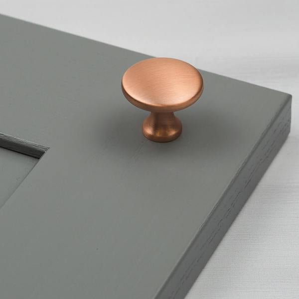 Handle & Home 30mm Satin Copper Knob