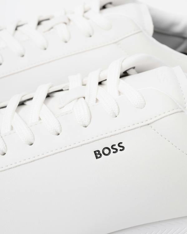 BOSS Orange Nitan Lowp pltd Mens Trainers - Natural 101