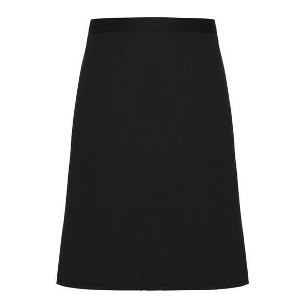Premier Organic Cotton Fairtrade Waist Apron - Black