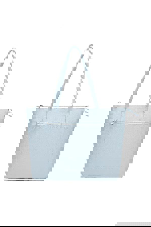 Pluspup Large Tote Shoulder Bag with Zipper Closure and Inner Pockets