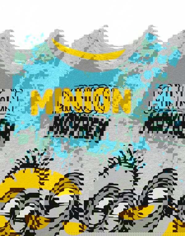 Minions Boys Blue Mayhem Short Sleeve Short Leg Pyjama Set