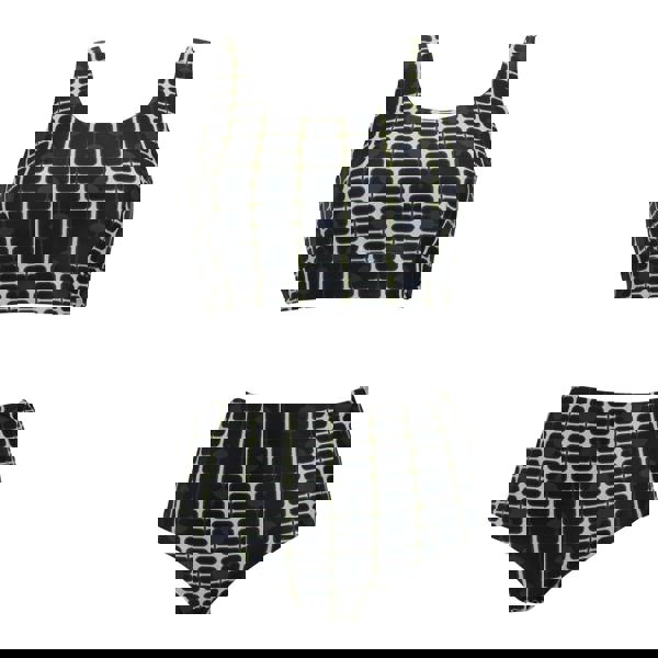 Regatta Womens/Ladies Orla Kiely Poppy Reversible Bikini Set - Monochrome - 