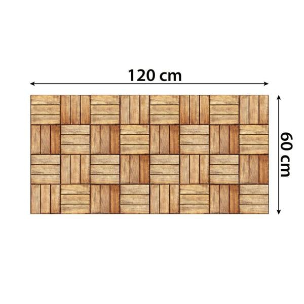 WALPLUS WFS6036 - Floor Stickers Vintage Wooden Floor 120cm x 60 cm