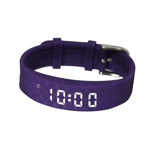 Pivotell Purple Pivotell Vibratime: Vibrating Pill Reminder Alarm Watch - with up to 12 Daily Alarms - Rechargable (USB Charger Included)