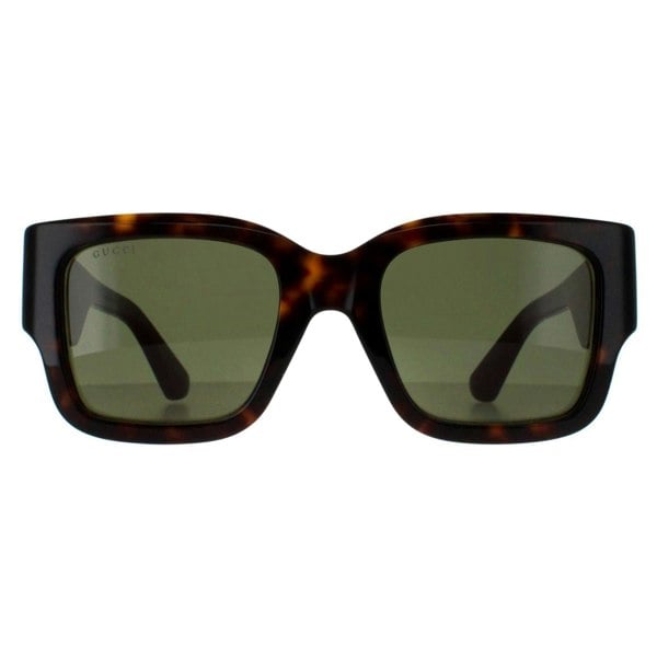 Gucci Sunglasses GG1663S 002 Havana with Green and Red Green