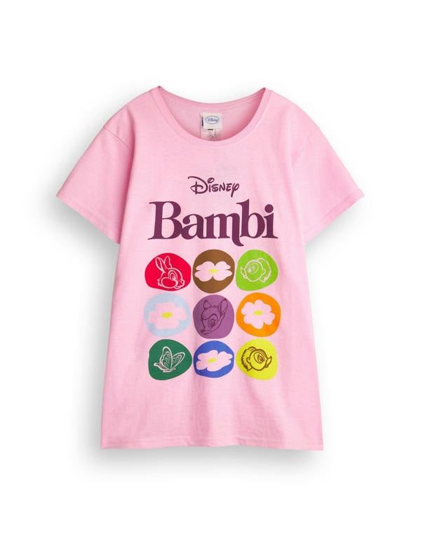 Disney Bambi GirlsPink Short Sleeved T-Shirt