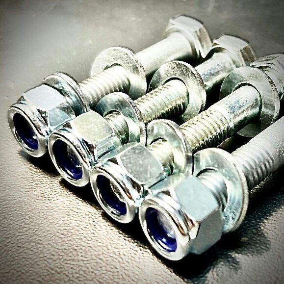 Fixaball M16 Hex Bolt Nyloc Washers 8.8 High Tensile BZP Zinc