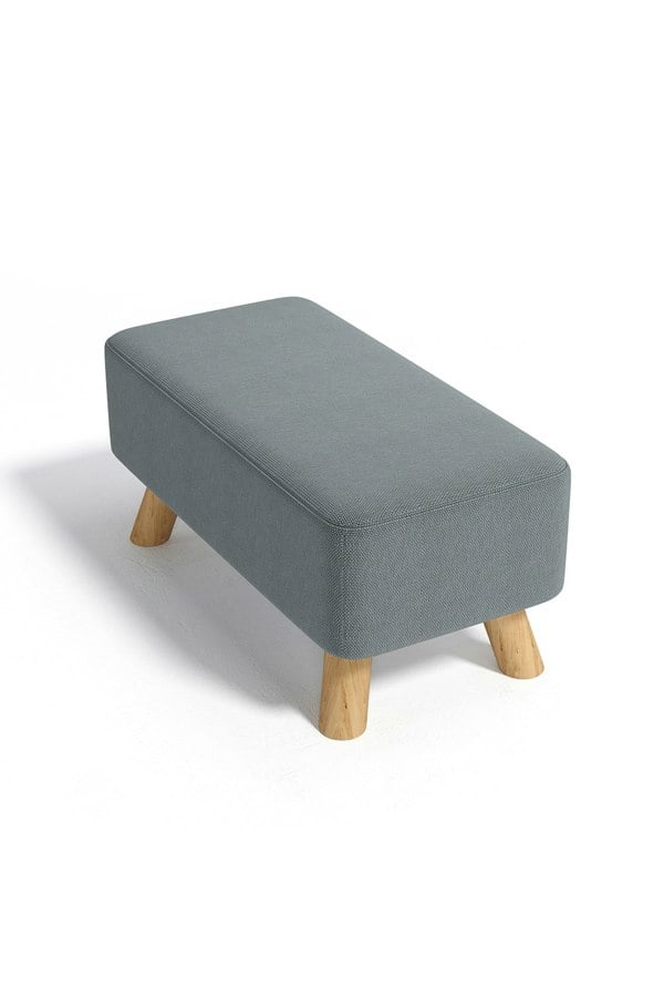 Living and Home 57cm W Rectangular Tofu-shaped Footstool