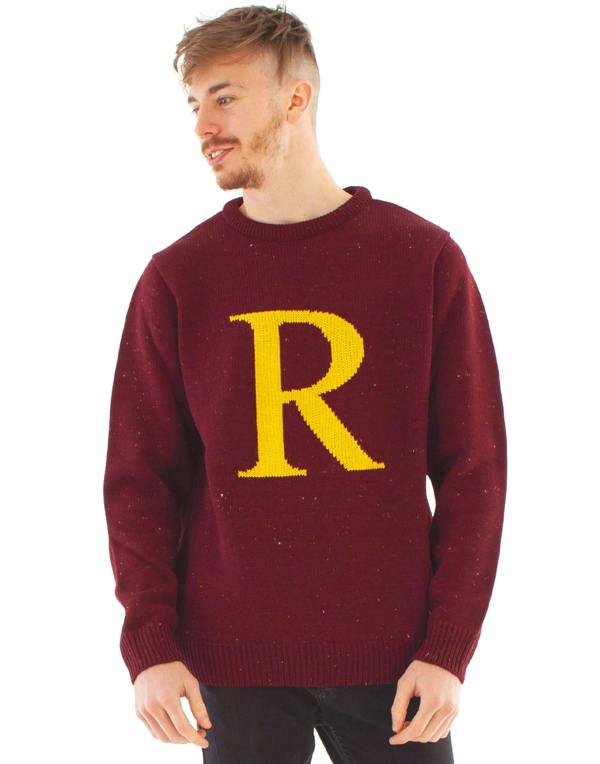 Harry Potter Mens Red Ron Weasley Christmas Jumper