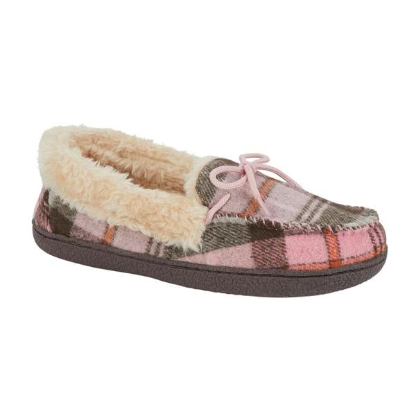 Jo & Joe PEMBROKE Moccasin Slippers   in  Pink