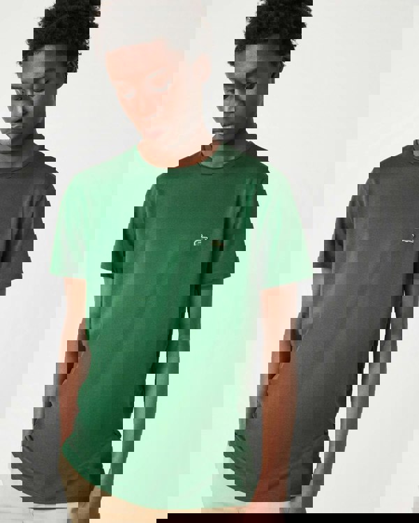 Lacoste Mens Crew Neck Pima Cotton Jersey T-Shirt - Green 132