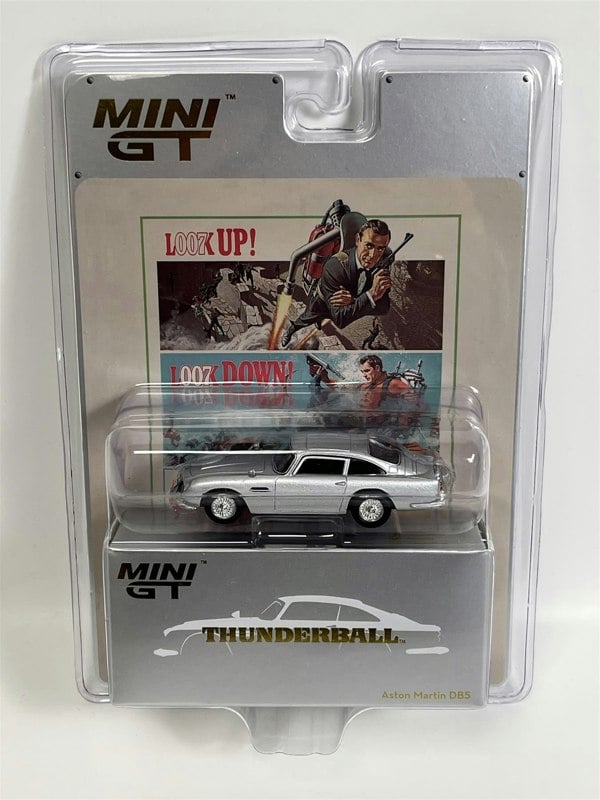 Mini GT James Bond 007 Thunderball Aston Martin DB5 Silver 1:64 Mini GT MGT00901007E