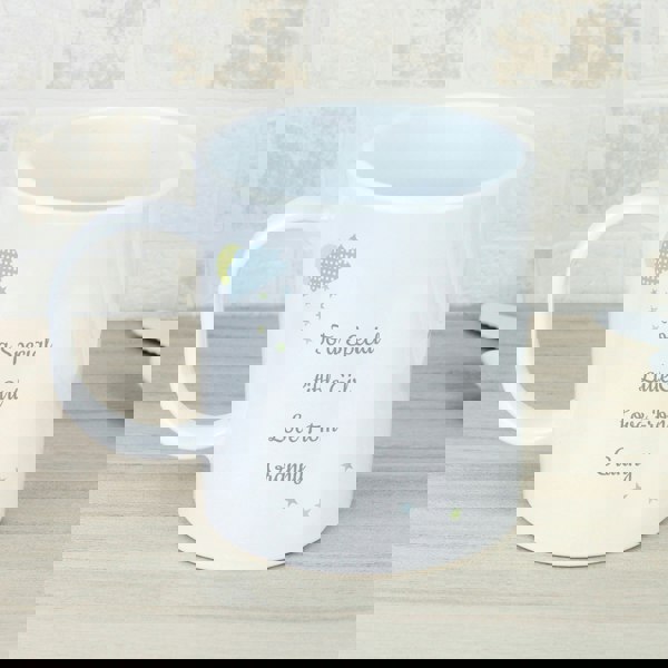 Personalised Memento Company Personalised Hessian Elephant Plastic Mug