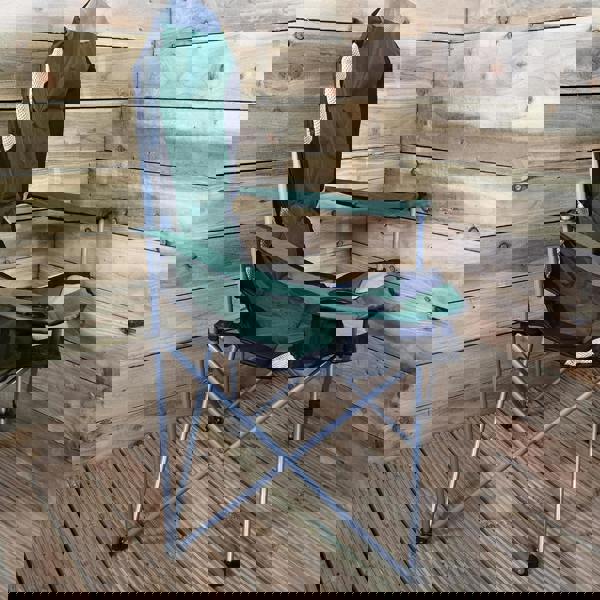 Samuel Alexander Luxury Padded High Back Folding Outdoor / Camping / Fishing Chair in Green