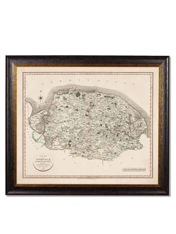 Exceptional Art c.1806 County Maps of England