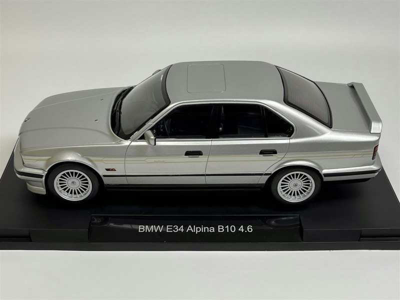 MCG BMW E34 Alpina B10 4.6 Silver Metallic 1:18 Model Car Group MCG18231