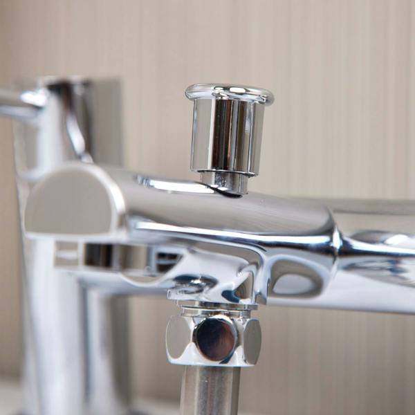 Flode Runn | Bath Shower Mixer | Including Handset and Holder | Chrome