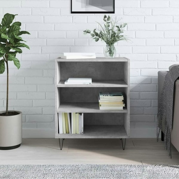 Berkfield Sideboard Concrete Grey 57x35x70 cm Engineered Wood