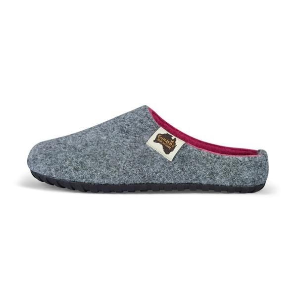 Gumbies Outback Women's Slippers - Grey & Pink