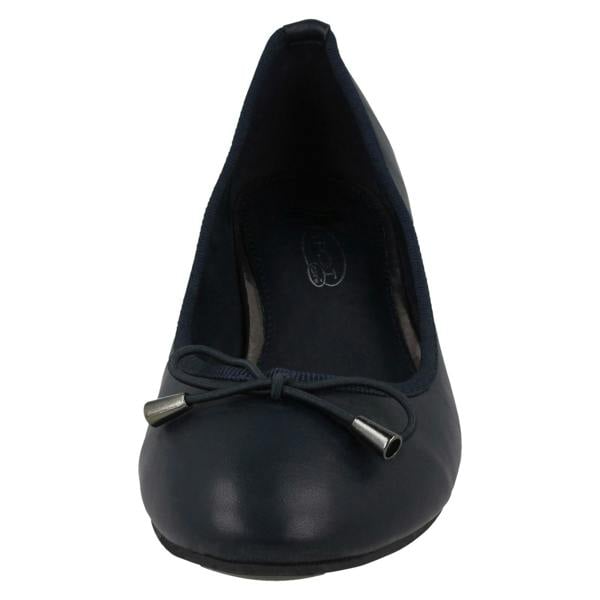 Spot On Ladies Spot On Mid Heel Court Shoes F9814