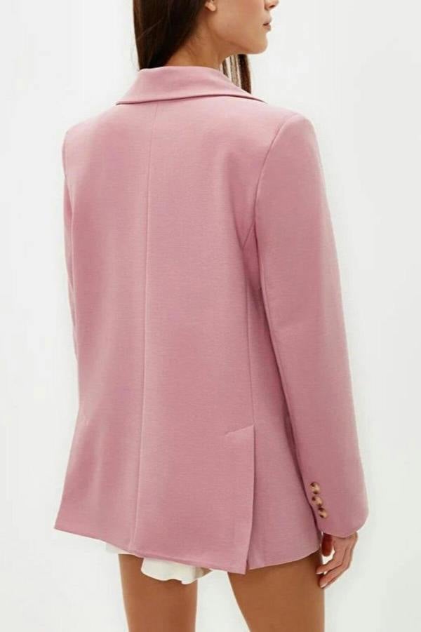 WOVCOR Lined Woven Blazer Jacket