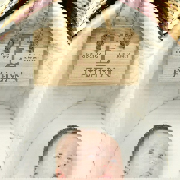 Personalised Memento Company Personalised Initial Wooden Sign