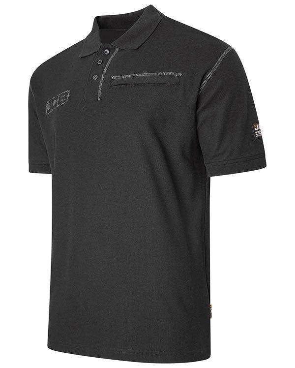 Trade Work Polo Shirt Short Sleeve JCB Workwear