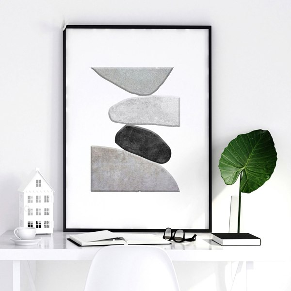 Artwork For Home Office | Set of 3 wall art prints