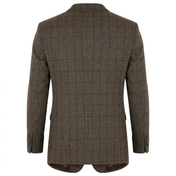 TruClothing IM11 - Men's Check Slim Fit Two-Button Blazer