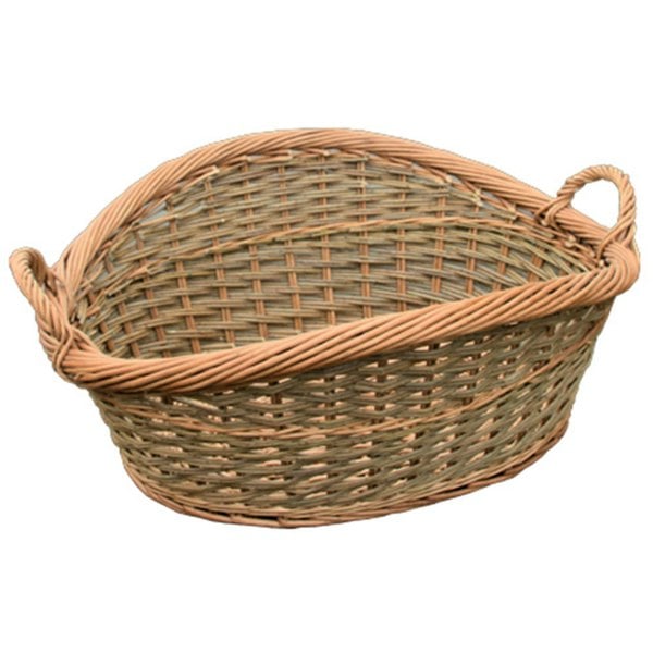 Roll Top Loose Weave Basket