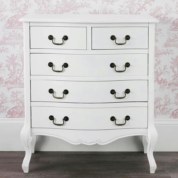 Statement Furniture Juliette Chest of Drawers 2 Over 3 French Style Chest
