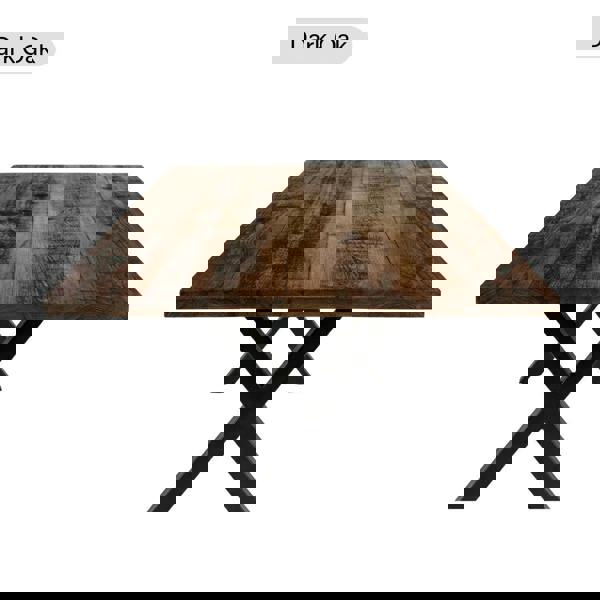 TRL Furniture Rustic Industrial Canadian Timber Dining Table