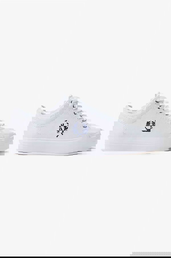 Fred Perry Baseline Leather Men's White/Navy Trainers