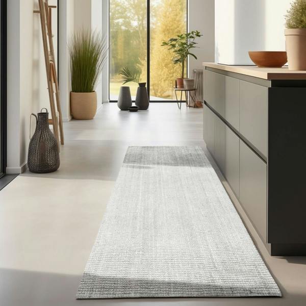Boucle Jute Jaipur Rug White, textured design, easy care, durable lasting.