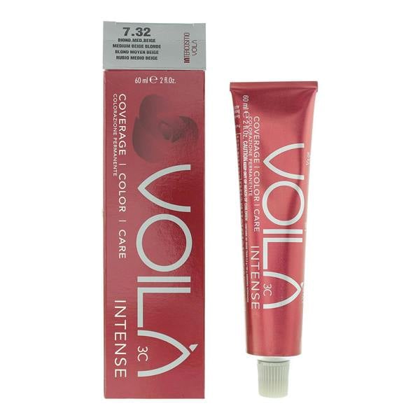 Intercosmo Voila 3C Hair Colour 60ml - 7.32 Medium Beige Blonde