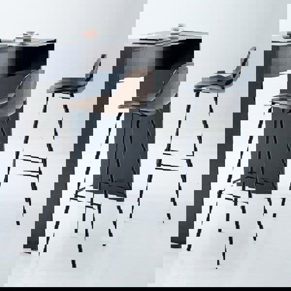 Upton Nordic Bar Stool, Leather-Ritconcept-Rit Concept