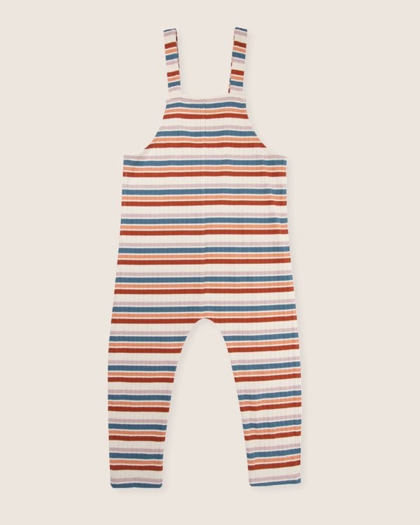 Multicolour Retro Stripe Print Dungarees - image 6