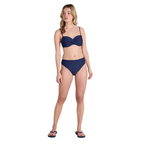 Animal Womens/Ladies Docks Plain Bikini Bottoms - Dark Blue - 