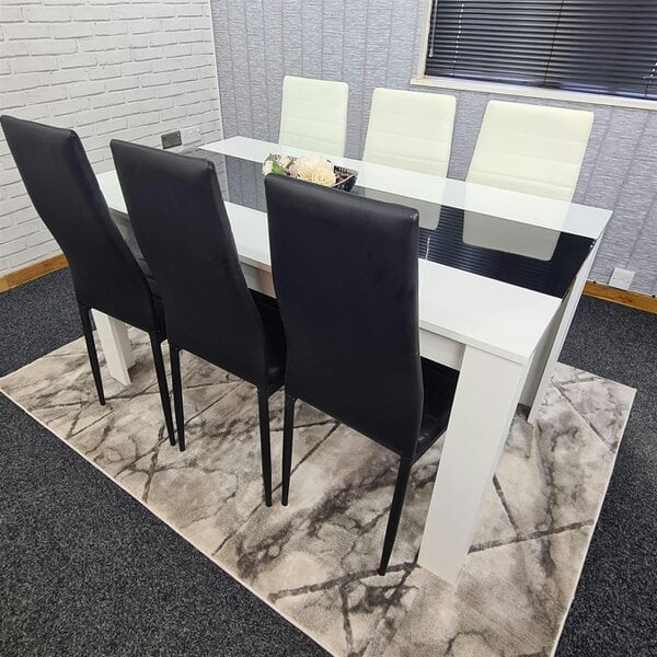 Kosy Koala Dining Table Set with 6 Chairs Dining Room and Kitchen table set of 6