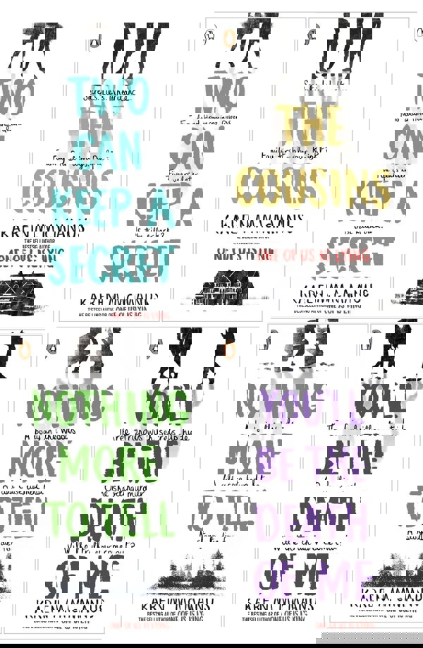 Karen McManus 4 Books Collection Set (Nothing More To Tell, The Cousins, Two Can Keep a Secret, You will be the Death of Me)