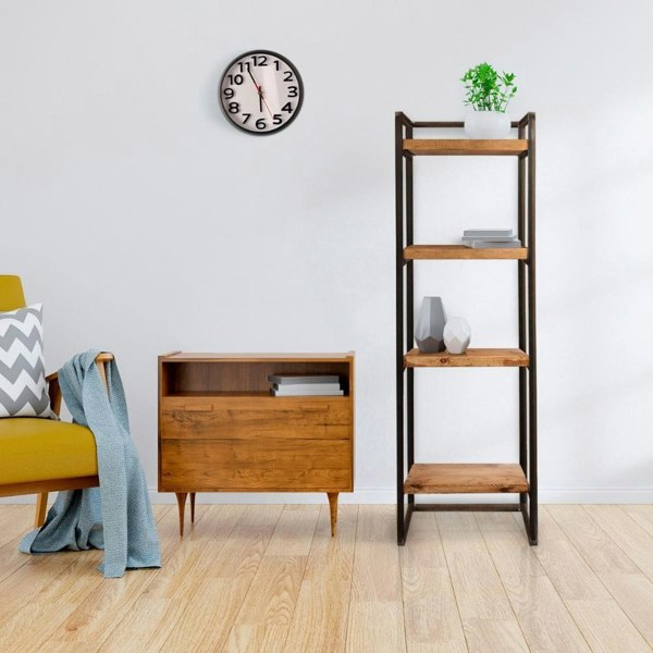 Hemming & Wills Bespoke Collection - Rustic Wood Shelving Unit